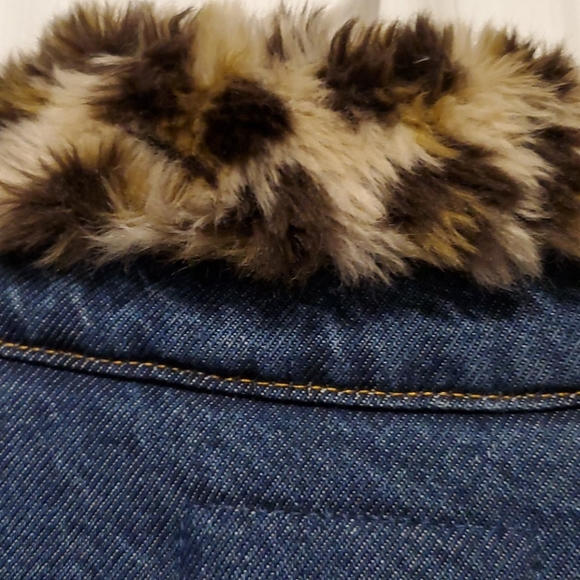 Levis Jean Jacket Leopard Lined 3X 🆕️ - Picture 4 of 8